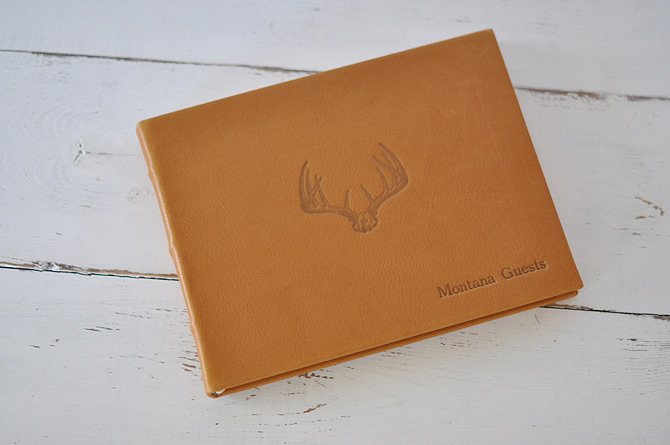 Antlers for vacation home guest books