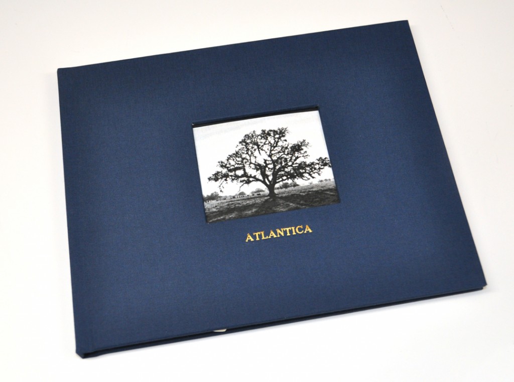 Midnight Navy Linen - Shown on Guest Book with Photo Frame