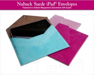 Leather & Suede iPad Envelopes