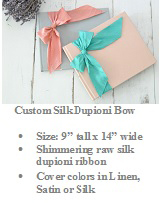 Custom Silk Dupioni Bow