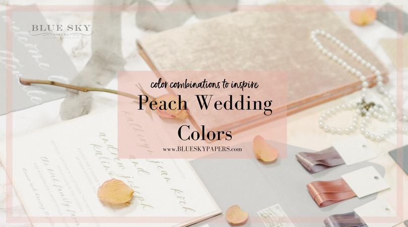 Peach-Wedding-Colors_Blue-Sky-Papers
