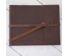 Leather Rustic Guest Book