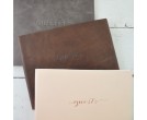 Soft Leather Guest Book