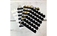 Colored Photo Corners - ivory, silver, gold and black - from Blue Sky Papers