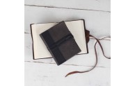 Two-Tone Leather Handcrafted Journal - interior view - from Blue Sky Papers