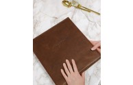 Leather Recipe Binder - by Blue Sky Papers