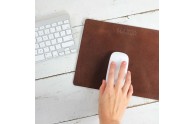 Leather Mouse Pad - Personalize with a name or title - by Blue Sky Papers