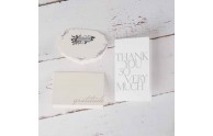 Oblation Thank You Card Box - Antique letterpress in 4 gratitude card designs - from Blue Sky Papers