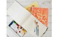 Moleskine Watercolor Sketchbook from Blue Sky Papers - acid free pages with high water absorption on both sides