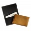 Bi-fold Traditional Leather Card Holder - Black & British Tan Leather - from Blue Sky Papers