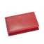 Bi-fold Traditional Leather Card Holder - Red Leather - from Blue Sky Papers