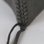Braided Leather Spine Journal - leather tie knotted at bottom - handmade by Blue Sky Papers