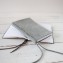 Braided Leather Spine Journal - slate nubuck soft and beautiful- by Blue Sky Papers