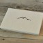 Cabin Guest Book - Natural linen with Black embossing - by Blue Sky Papers