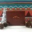 Cabin Guest Book - Rich Brown leather with Copper embossing - by Blue Sky Papers