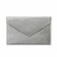 Leather Photo Wallet - Silver Metallic Leather - from Blue Sky Papers