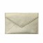 Leather Photo Wallet - White Gold Metallic Leather - from Blue Sky Papers