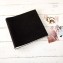 Soft Leather Photo Album from Blue Sky Papers - Soft Black nubuck, 12x12 inch paper page album