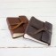 Leather Mini Photo Books - rustic wrap & flap - handmade by Blue Sky Papers