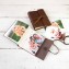Leather Mini Photo Books - holds 80 4x6" photos - handmade by Blue Sky Papers