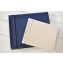 Fresh Ribbon Bound Guest Album- Natural linen and Navy satin-  from Blue Sky Papers