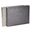 Library Bound Leather Guest Book - Metallic White Gold, Metallic Silver - Blue Sky Papers