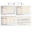 Cabin Guest Book - Page options - by Blue Sky Papers