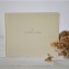 House Guest Book - Sage linen with Silver - by Blue Sky Papers