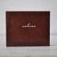 House Guest Book - Rich Brown leather with Silver - by Blue Sky Papers