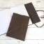 Leather Rustic Sketchbook in rustic brown leather - great for dry art- by Blue Sky Papers