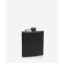 Personalized Leather Flask - Black Traditional Leather - from Blue Sky Papers