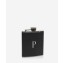 Personalized Leather Flask - Black Traditional Leather Personalized - from Blue Sky Papers