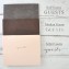 Soft Leather Guest Book from Blue Sky Papers - guests in 3 fonts!