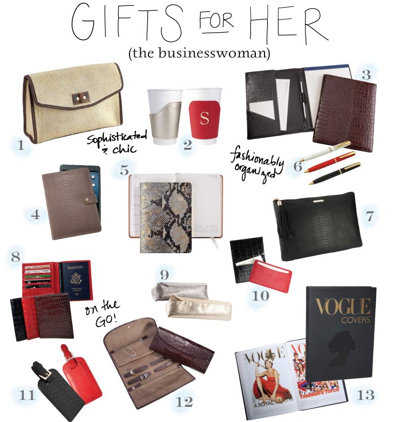 Stylish Gifts for Business Women by BlueSkyPapers.com!