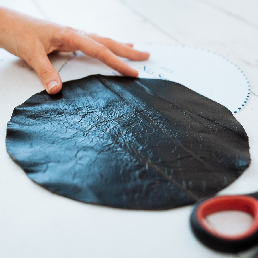 No Sew DIY Leather Pouch - Blue Sky Papers